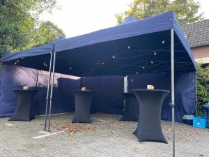 Tent 3,5 x 4 m koppelbaar Incl 1 wand